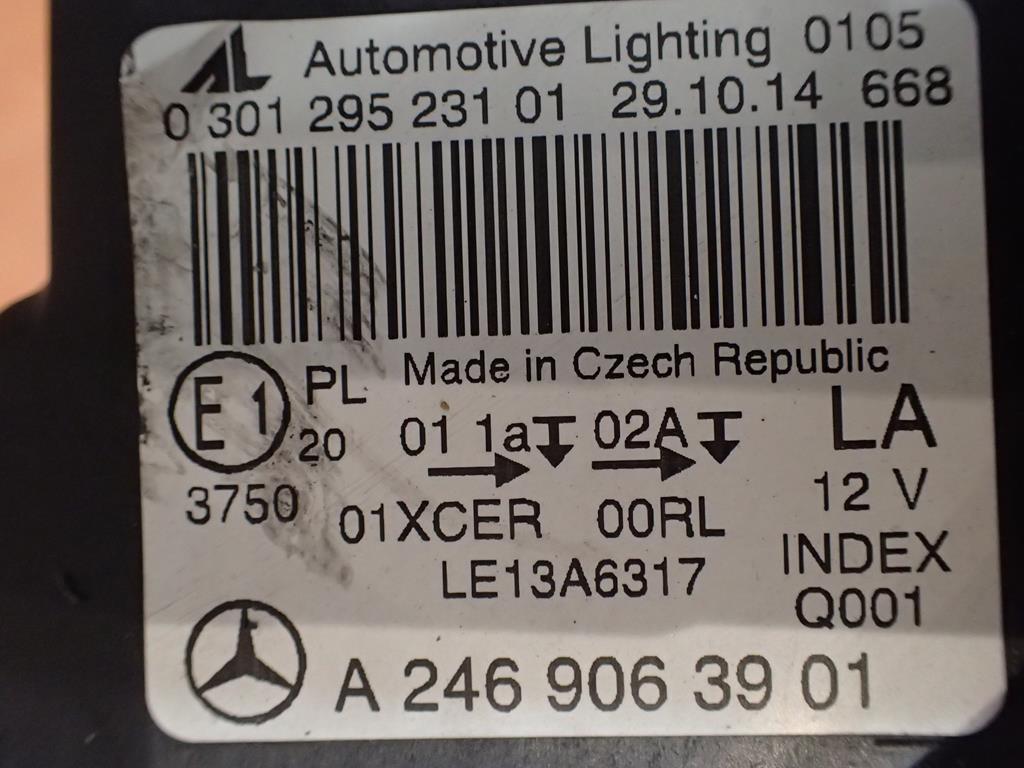 light left MERCEDES B-KLASA W246 FULL LED LIFT 16