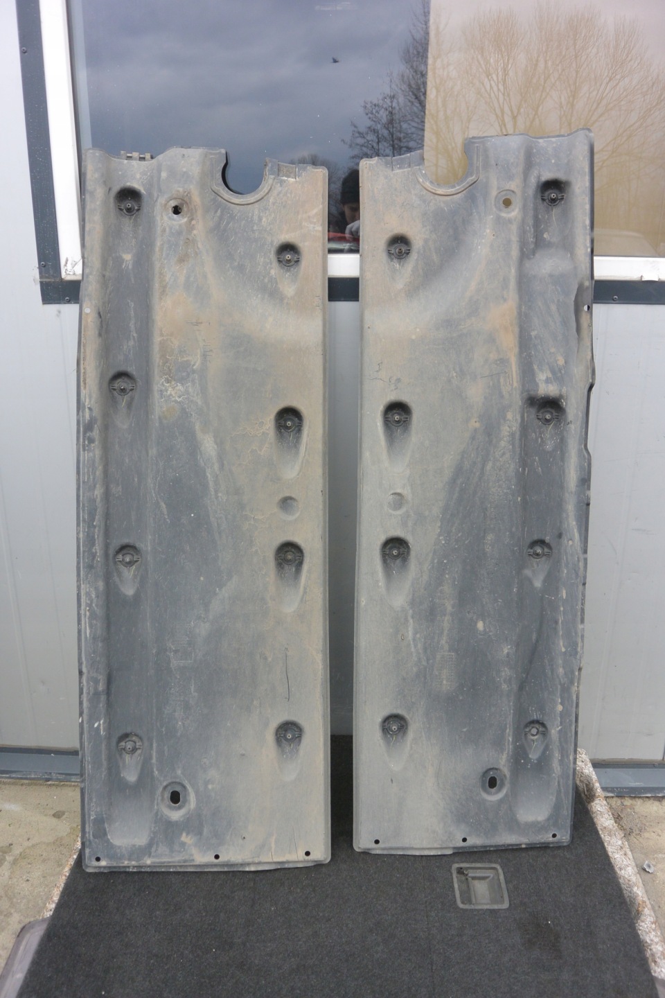 abdeckung Blende Abdeckung Unterfahrschutz VW PASSAT B7 USA R L KPL