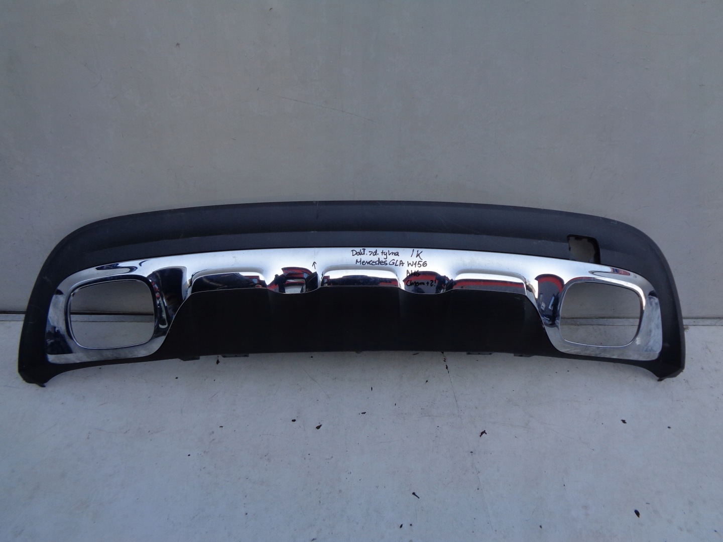 ACCESSORI PARAURTI POSTERIORE MERCEDES GLA W156 AMG