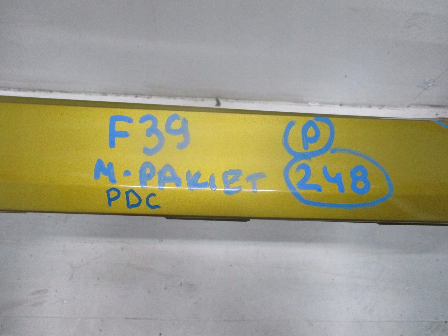 bumper BMW X2 F39 PDC m-packet rear part rear unprotected