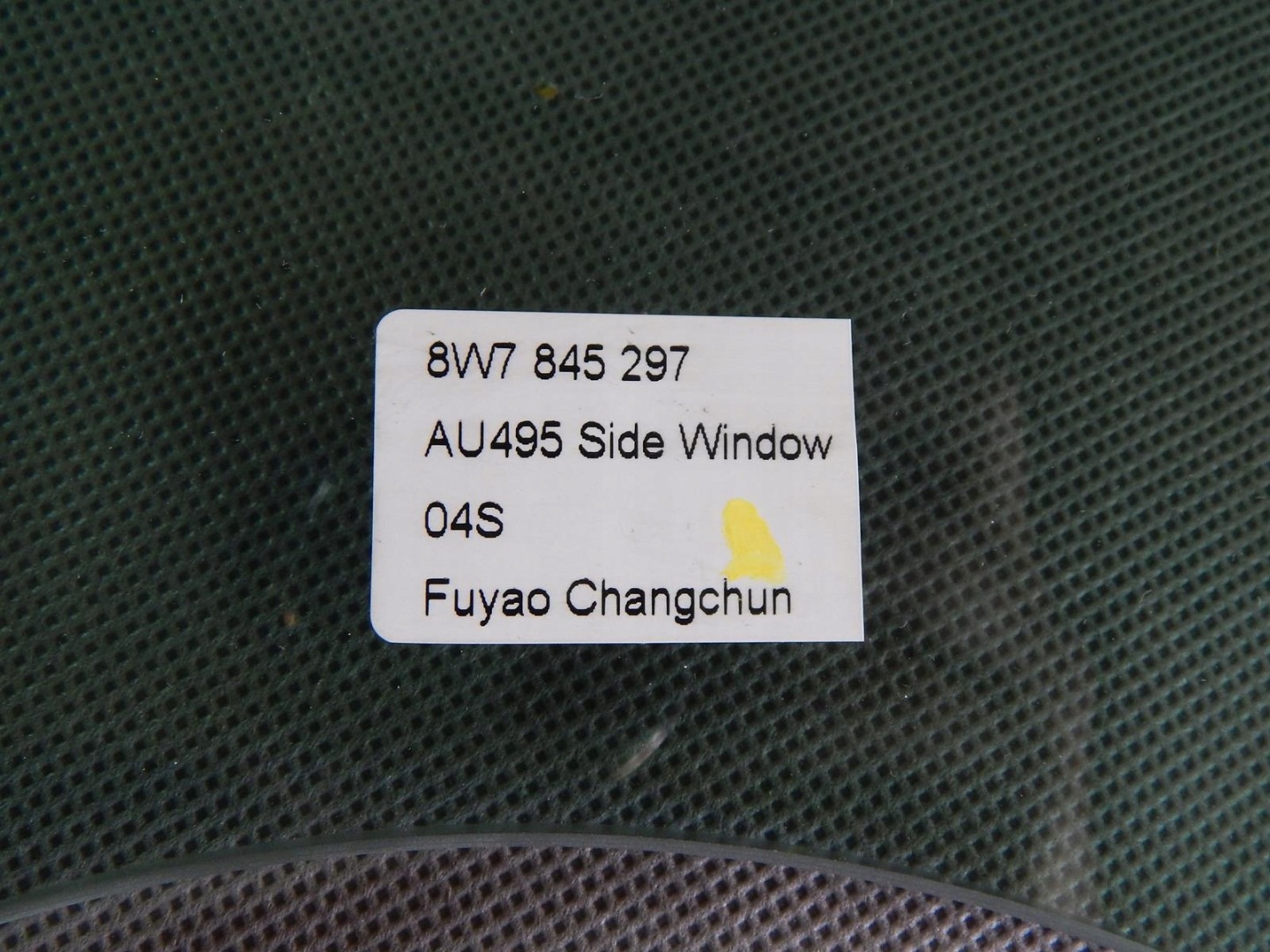 AUDI A5 F5 CABRIO window left rear part 8W7845297