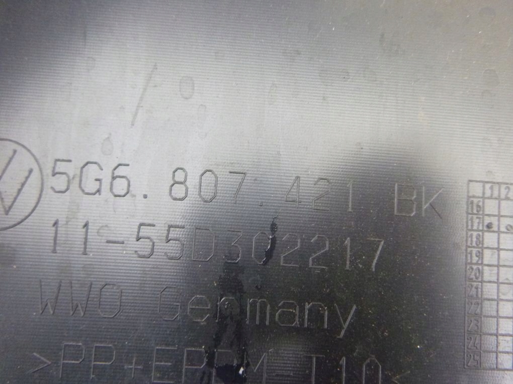 VW GOLF VII 7 5G0 LIFT 16- bumper rear
