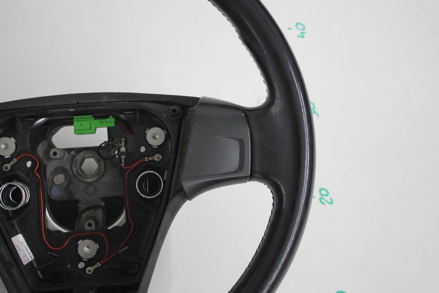 steering wheel, leather black VOLVO C30 06-12