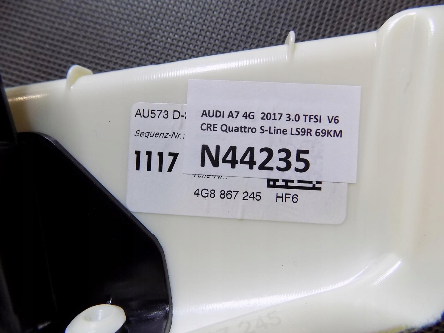 AUDI A7 4G Blende Abdeckung SLUPKA links 4G8867245