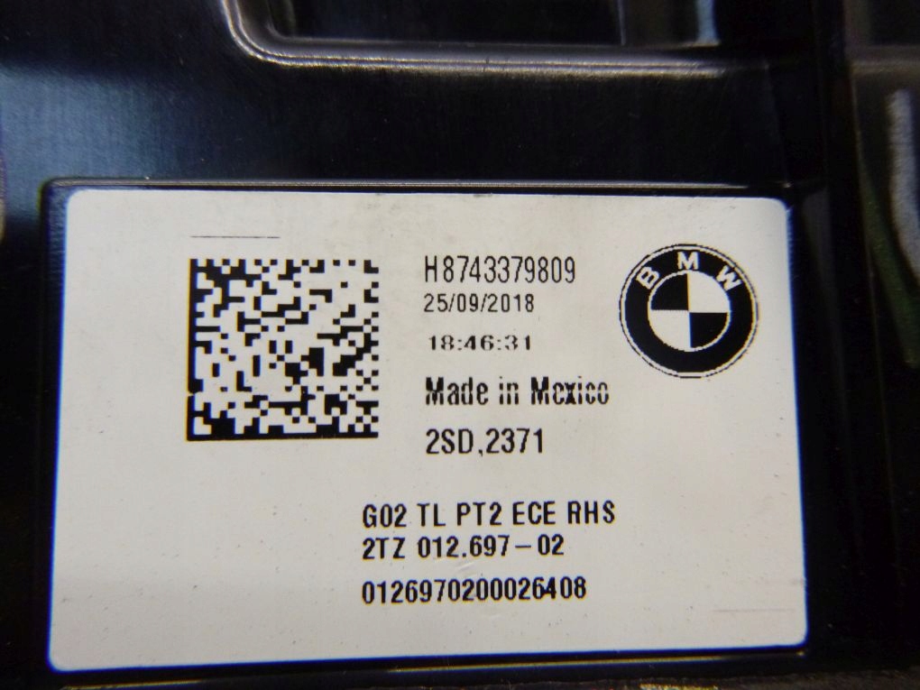 BMW X4 G02 17- light rear right