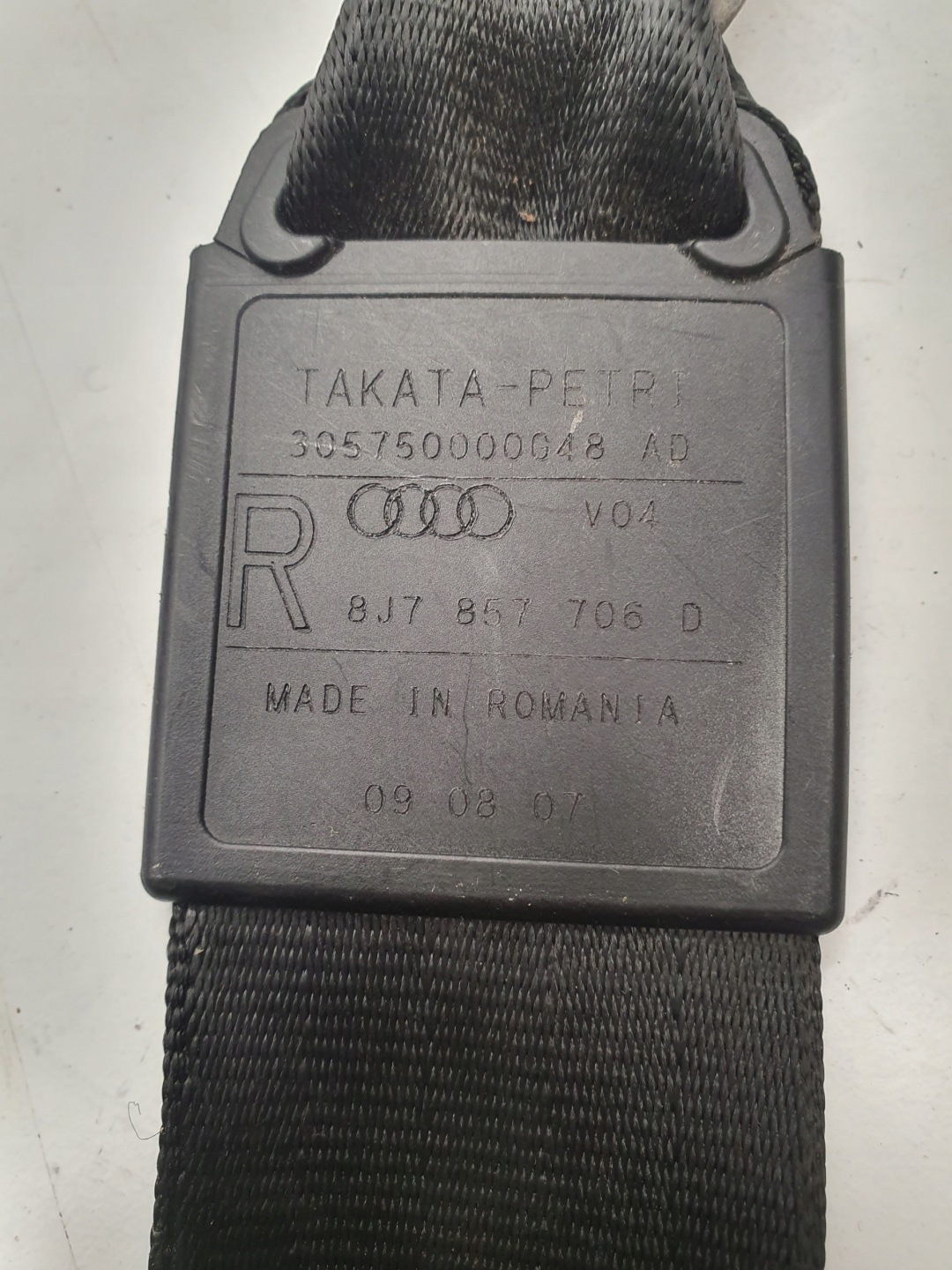Gurten Sicherheits rechts AUDI TT 8J 8J7857706D