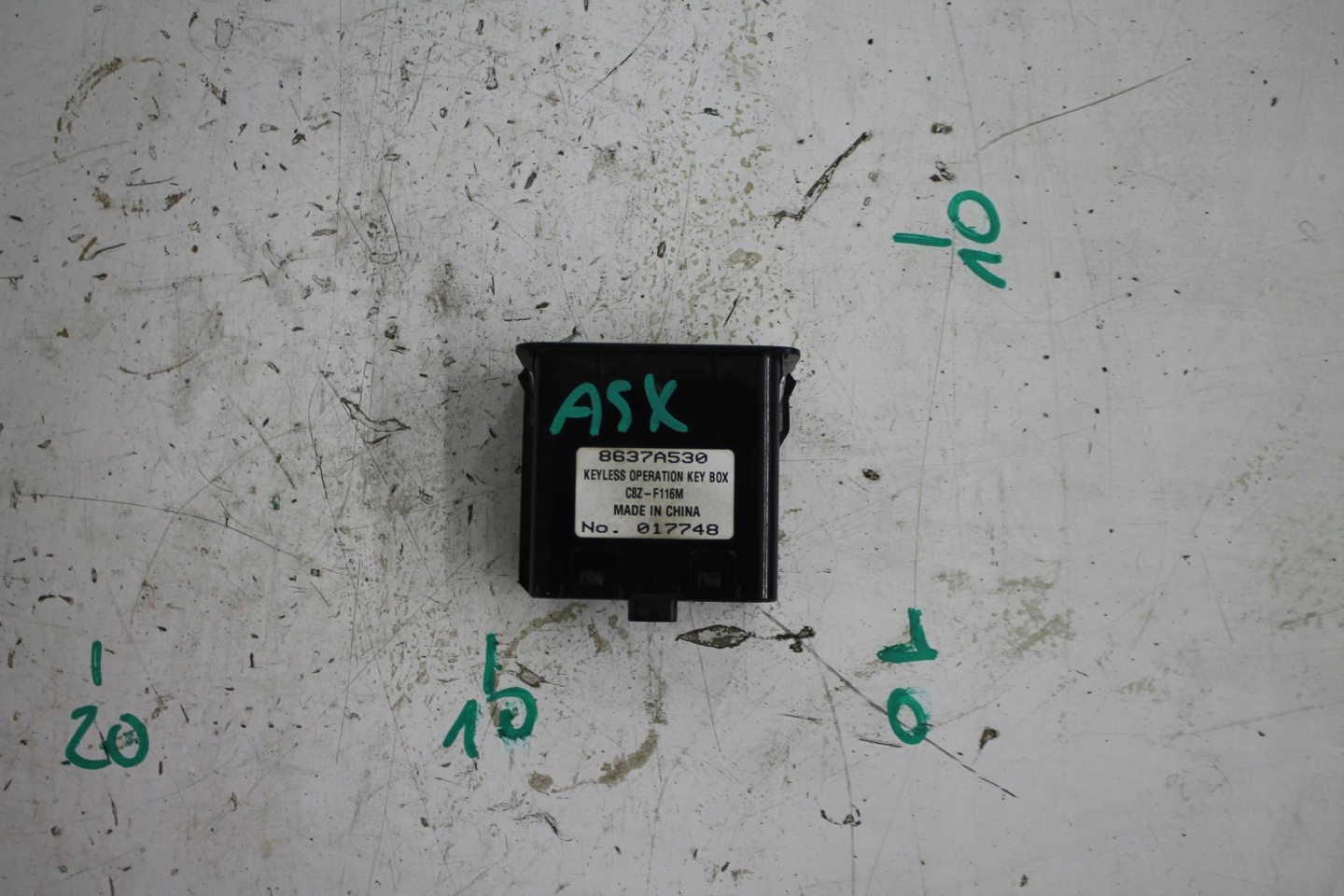 player module ignition 8637A530 MITSUBISHI ASX 10