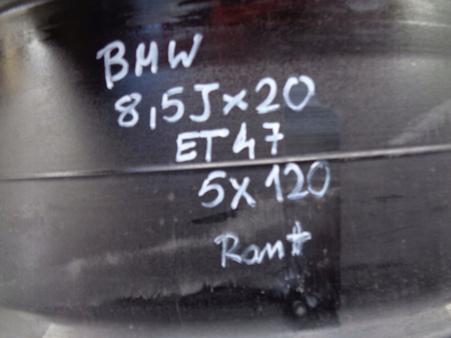 disk hliníkový BMW 8,5JX20 ET47 5X120 záď