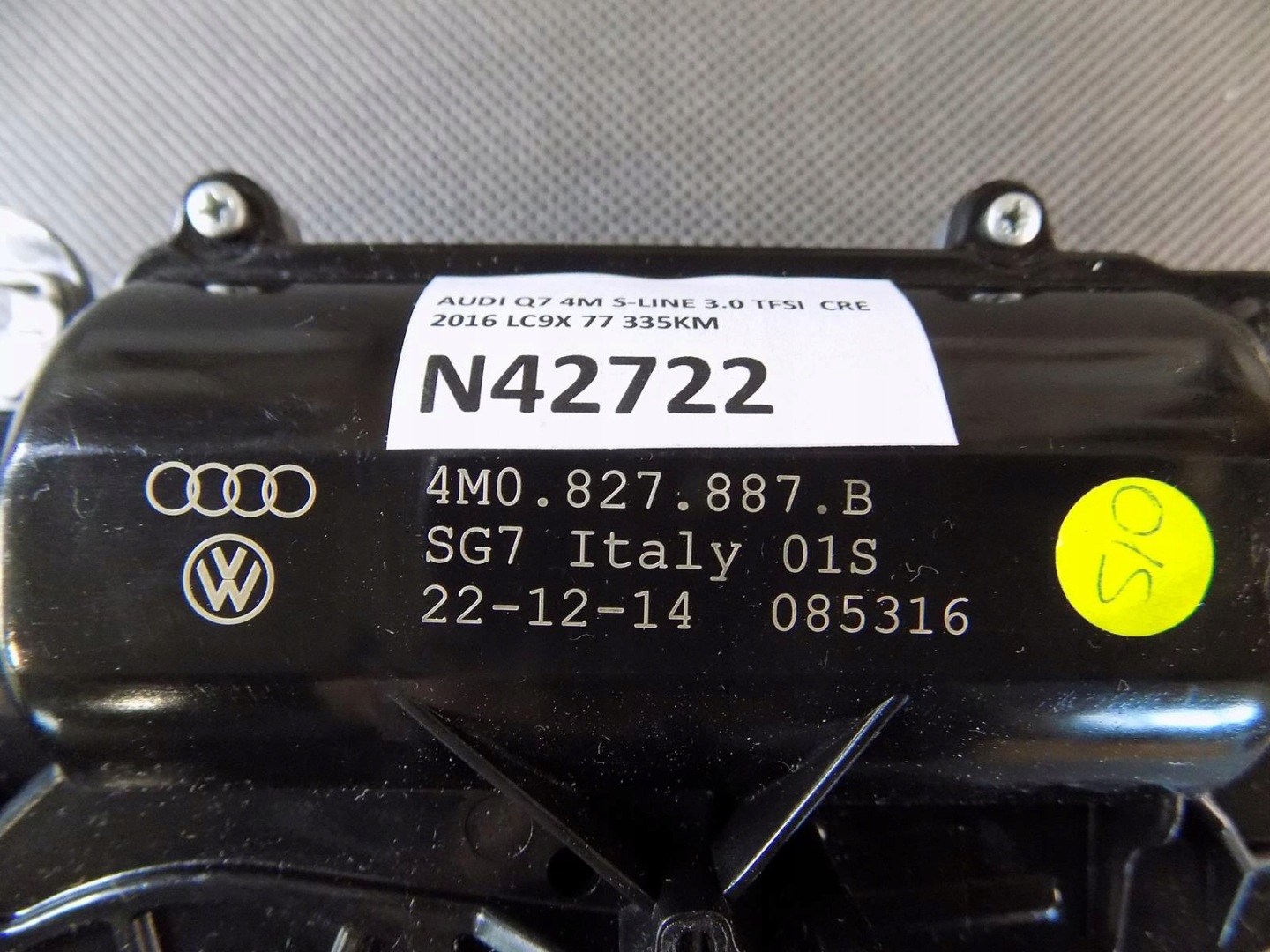 AUDI Q7 4M DOCIAG heckklappe heck 4M0955407A