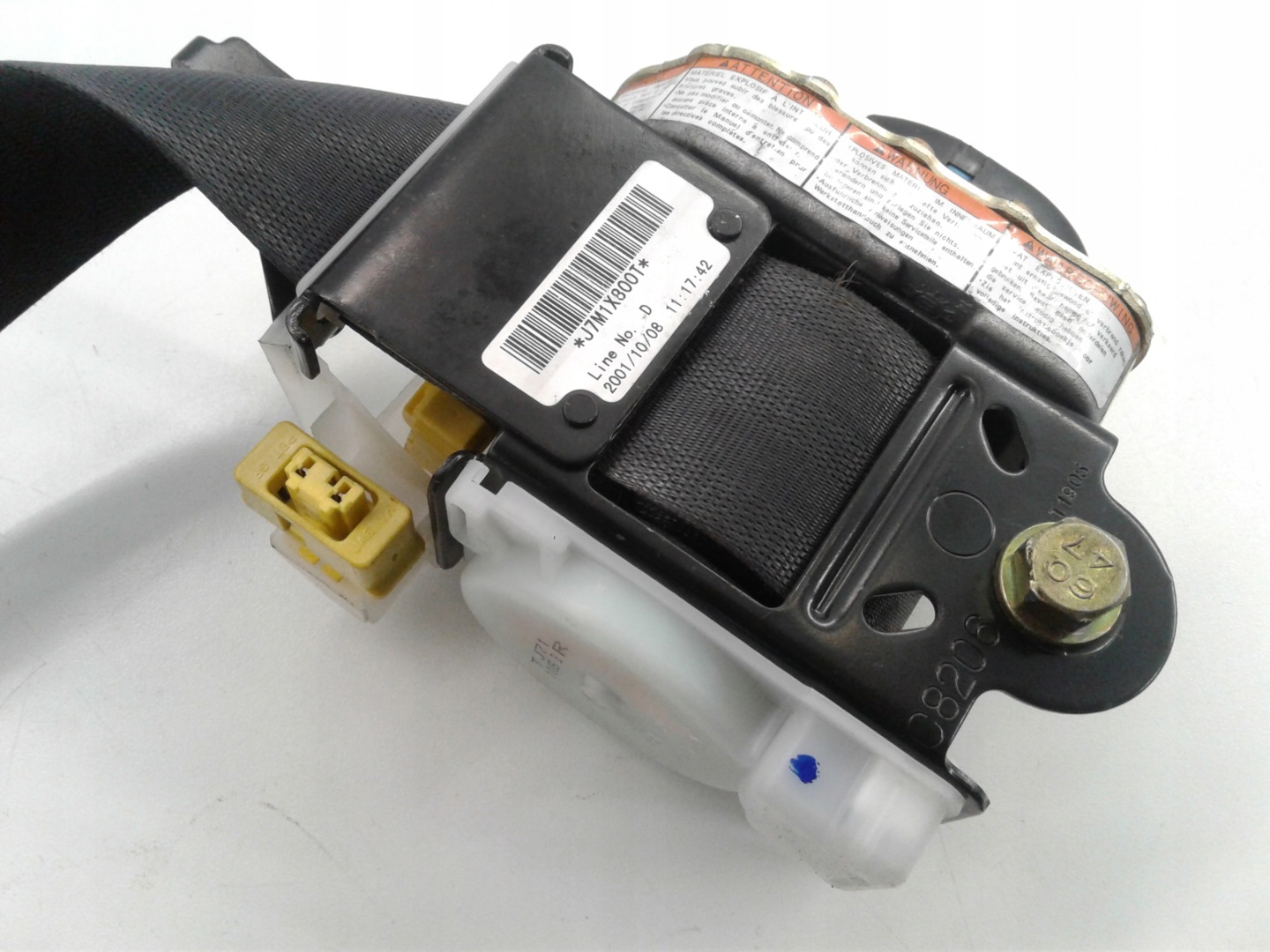 airbag tension belts sensor Honda Stream