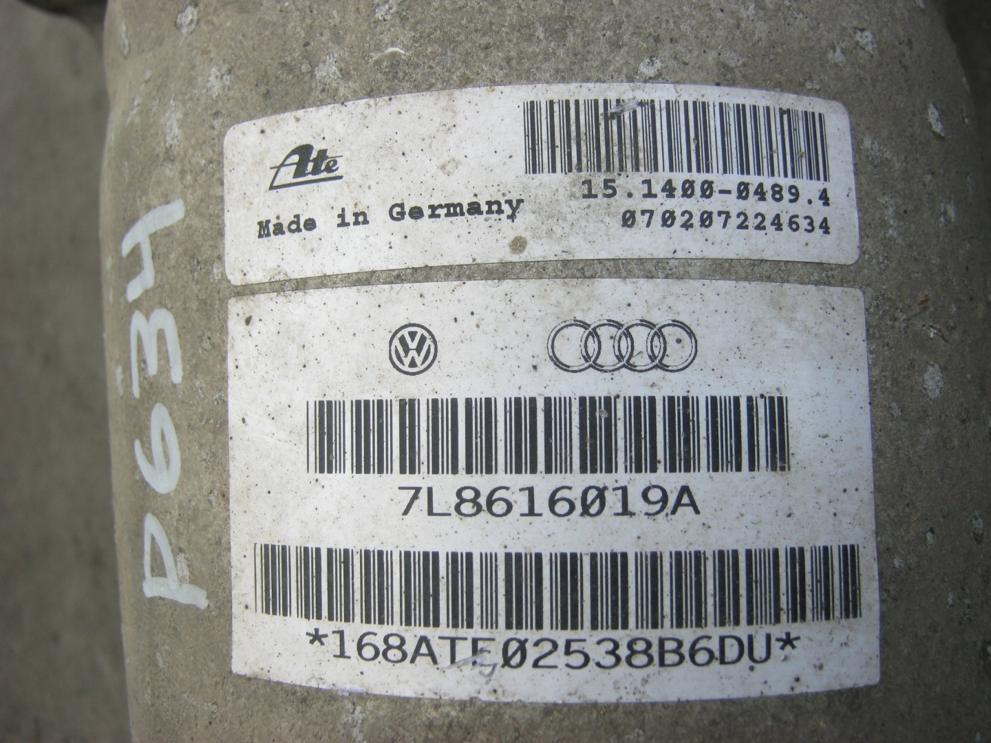 shock absorber MIECH AUDI Q7 TOUAREG left rear part rear