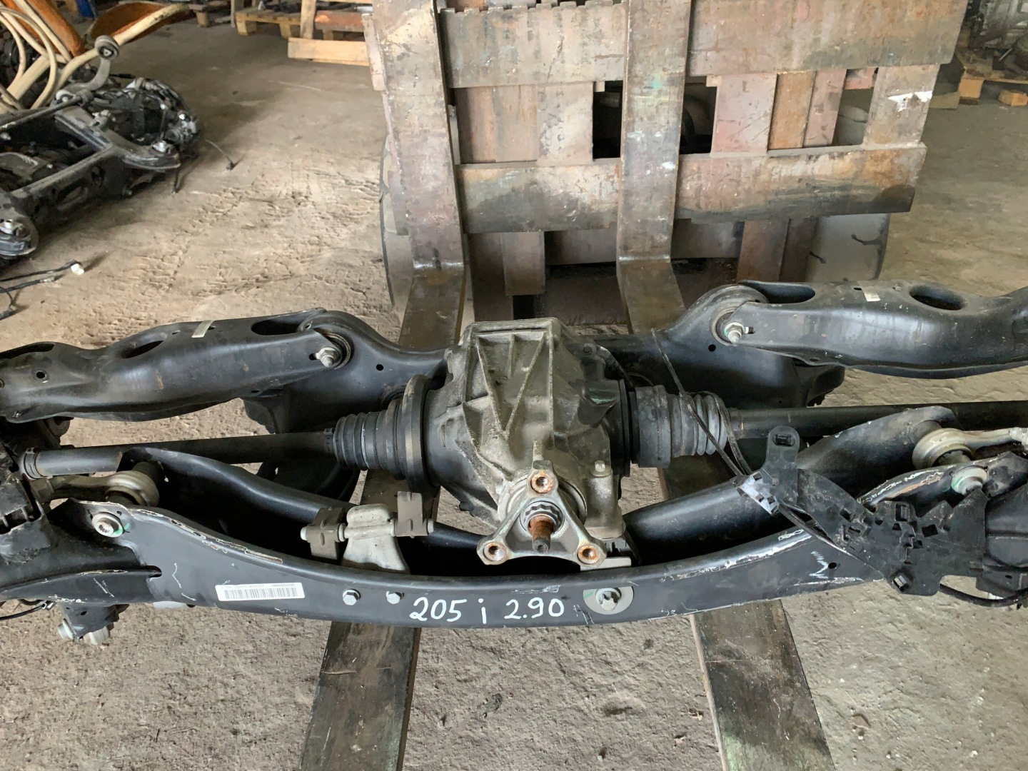 sususpension rear. complete MERCEDES W205 2.90 1