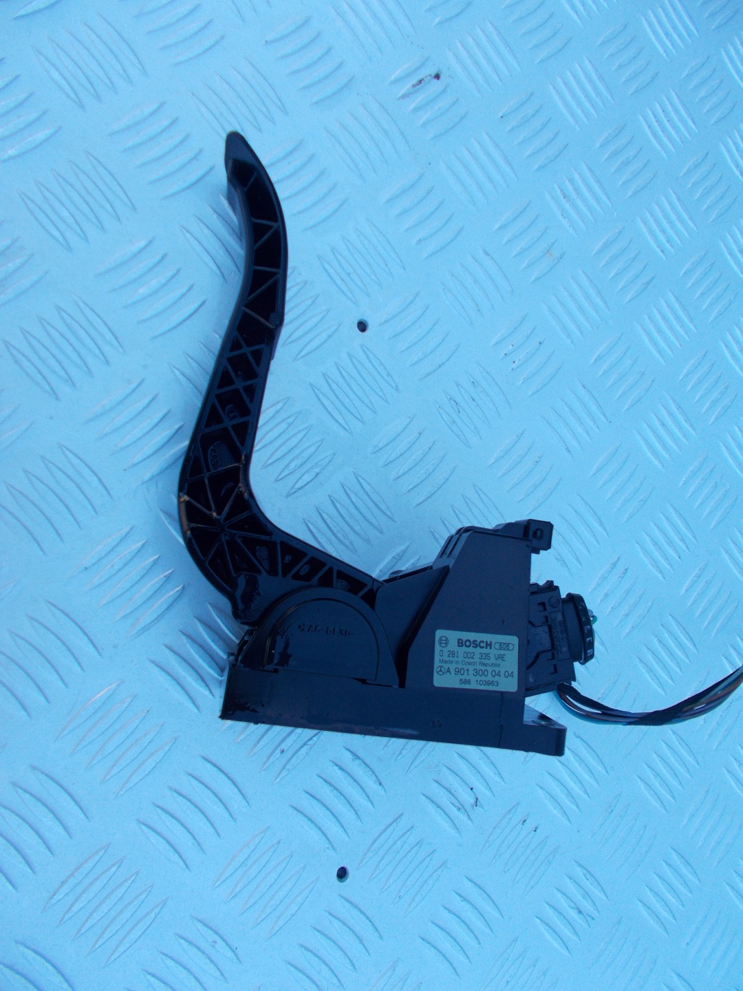 MERCEDES SPRINTER CDI accelerator pedal A9013000404 potentiometer connecting spoiler KOMPLET