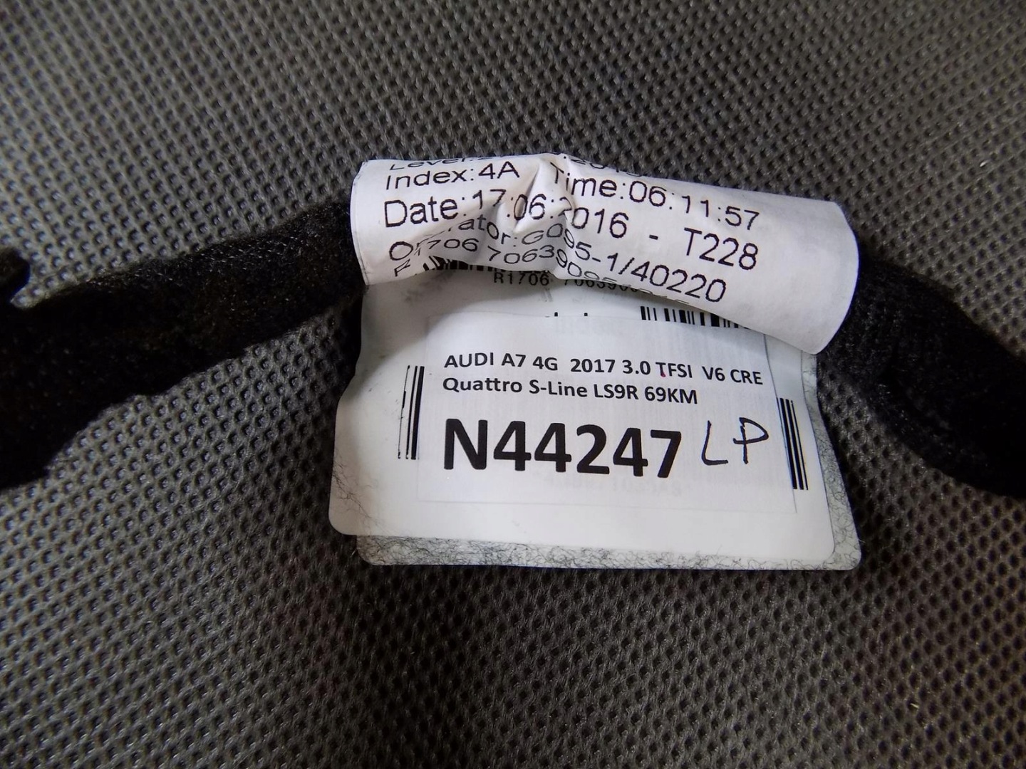 AUDI A7 4G wiring door left front 4G8971035AS