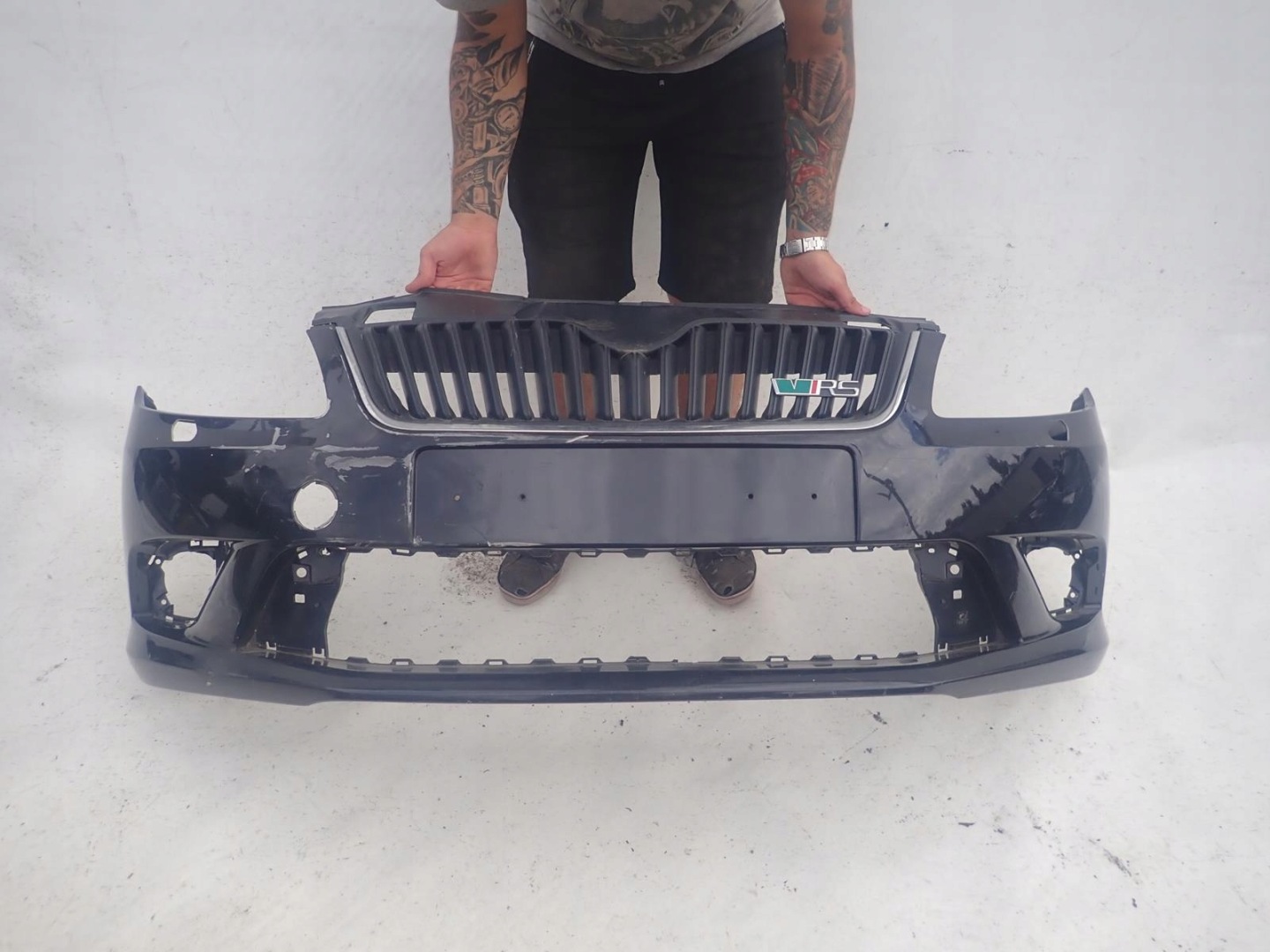 SKODA FABIA II RS LIFT 10-14 bumper front washer