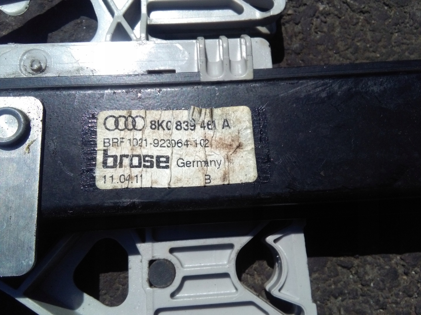 Lève vitres Mécanisme Rabaissement Vitres Gauche Arrière Audi A4 B8 8K OE