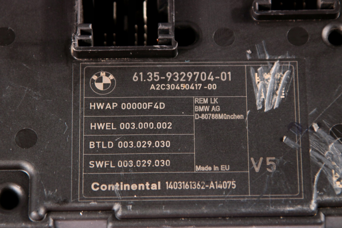 BMW F20 F21 F22 module control unit REM 9329704