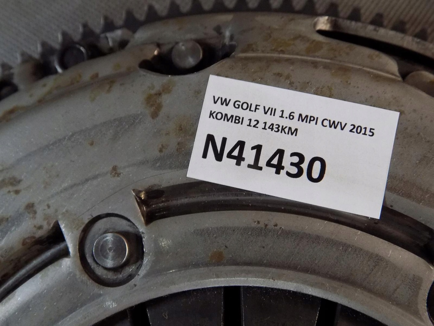 VW GOLF VII clutch wheel flywheel 04E141025