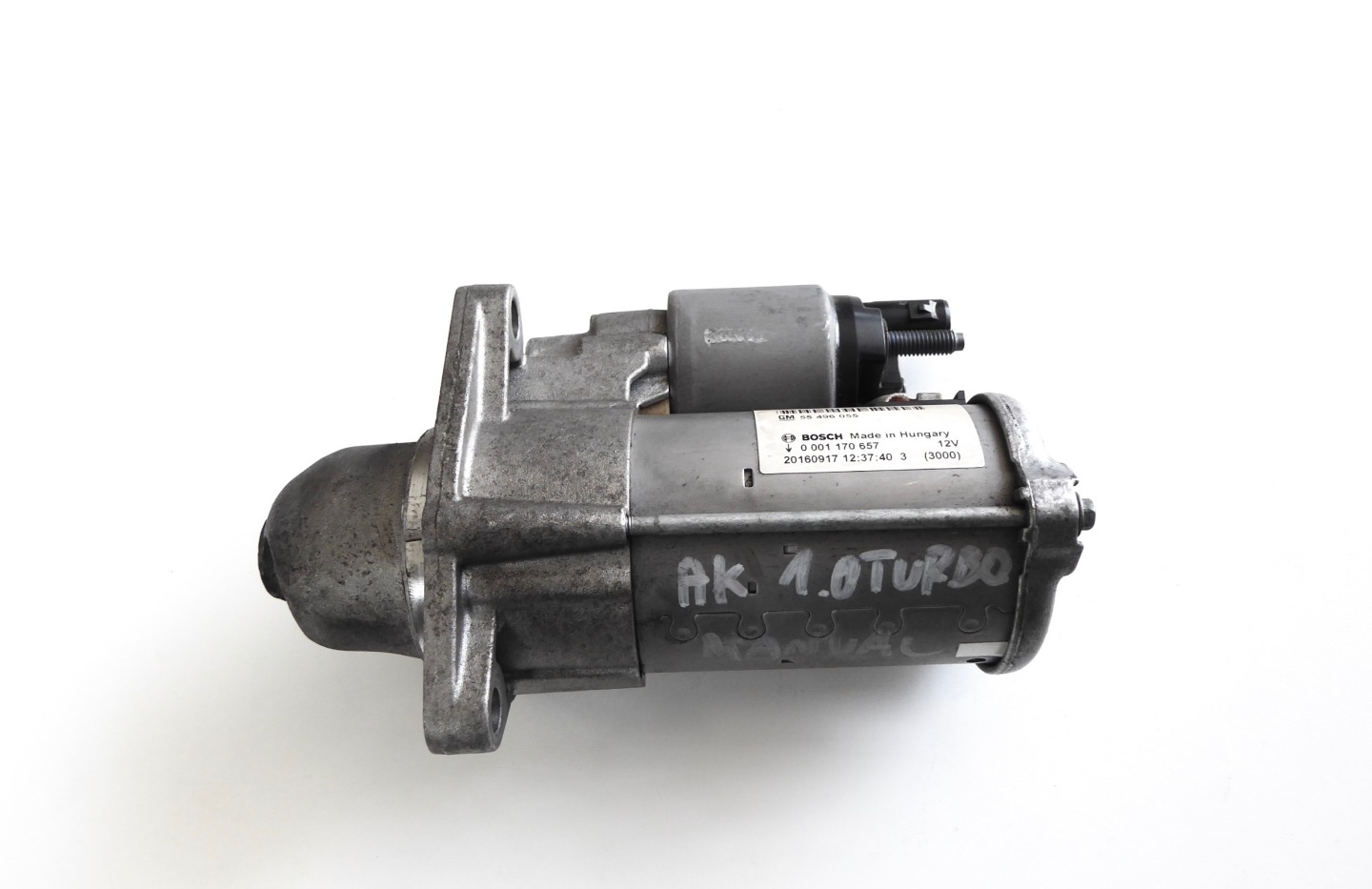 starter 55496055 OPEL ASTRA K 5 1.0 TURBO