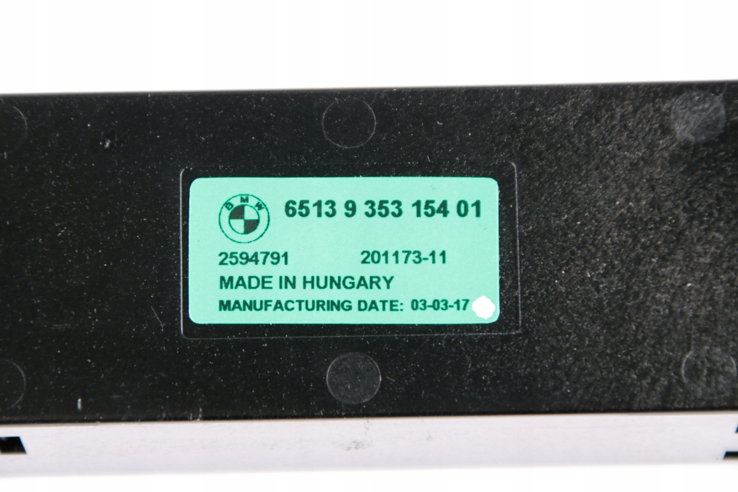 BMW G30 G31 DIPLEKSER module door front 9353154