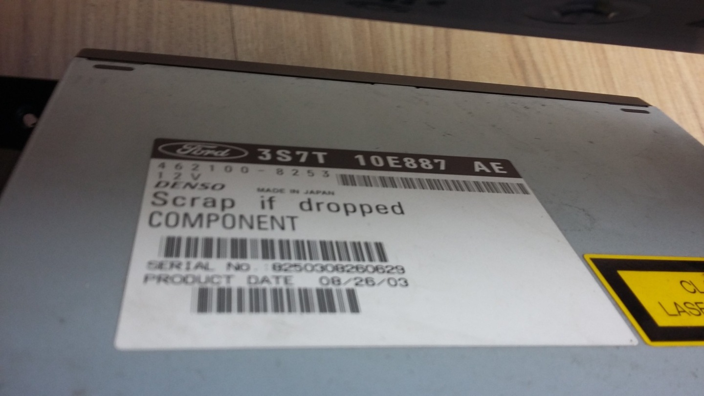 player NAVI DVD holder console FORD MONDEO MK3 3S7T10E887AE OE EU