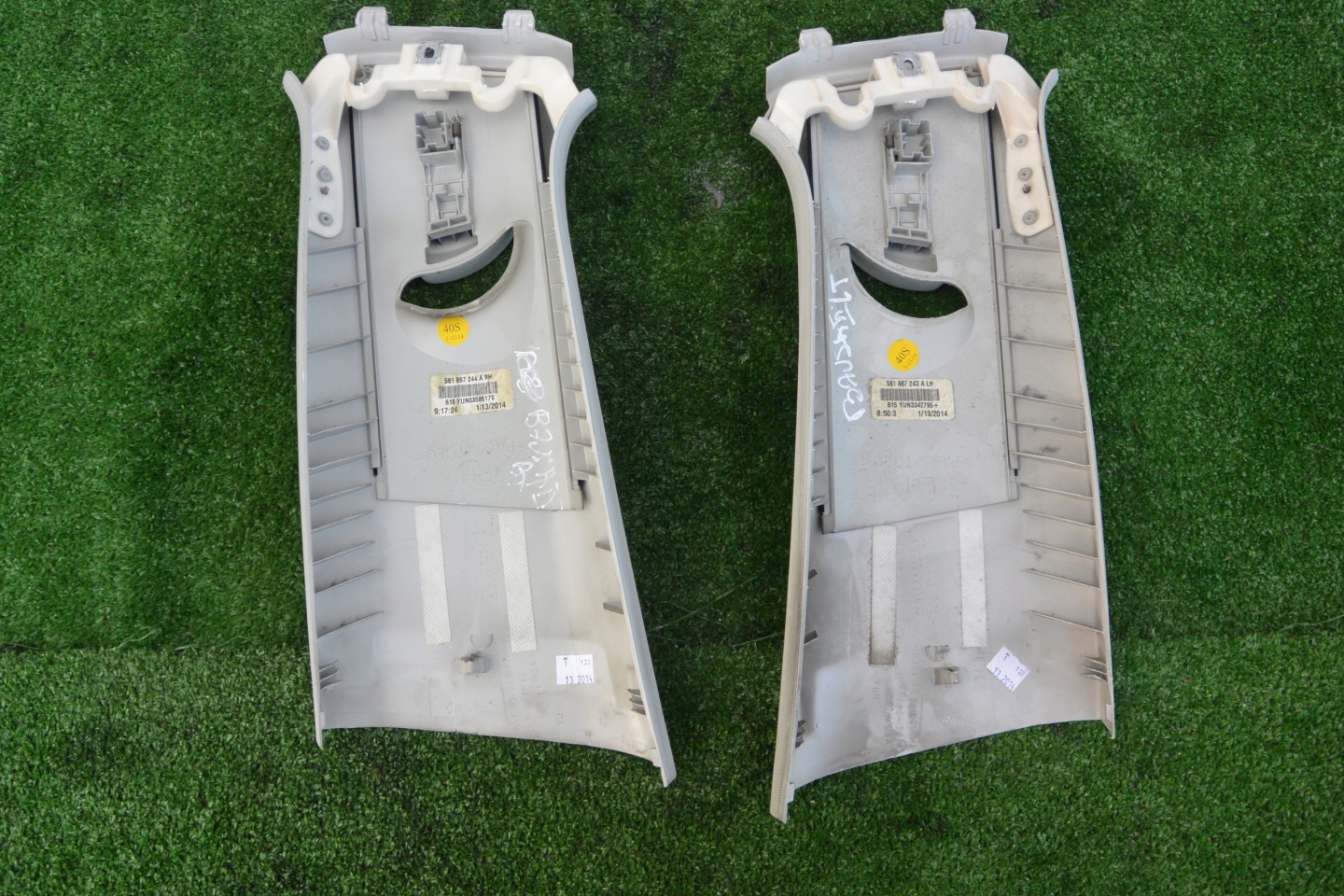 VW PASSAT B7 USA cover SLUPKA right left central KOMPLET