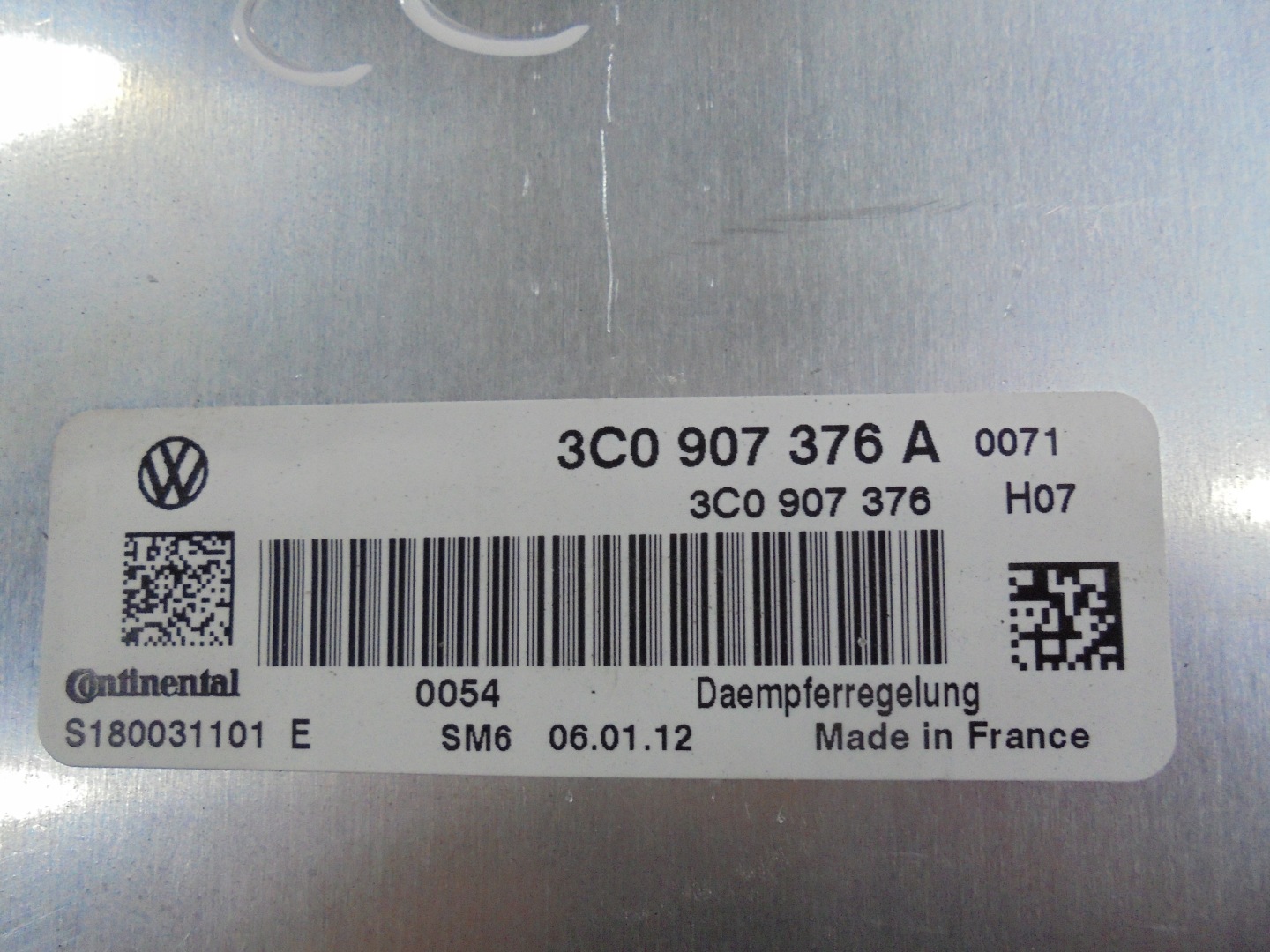 VW PASSAT CC SCIROCCO module control unit springing