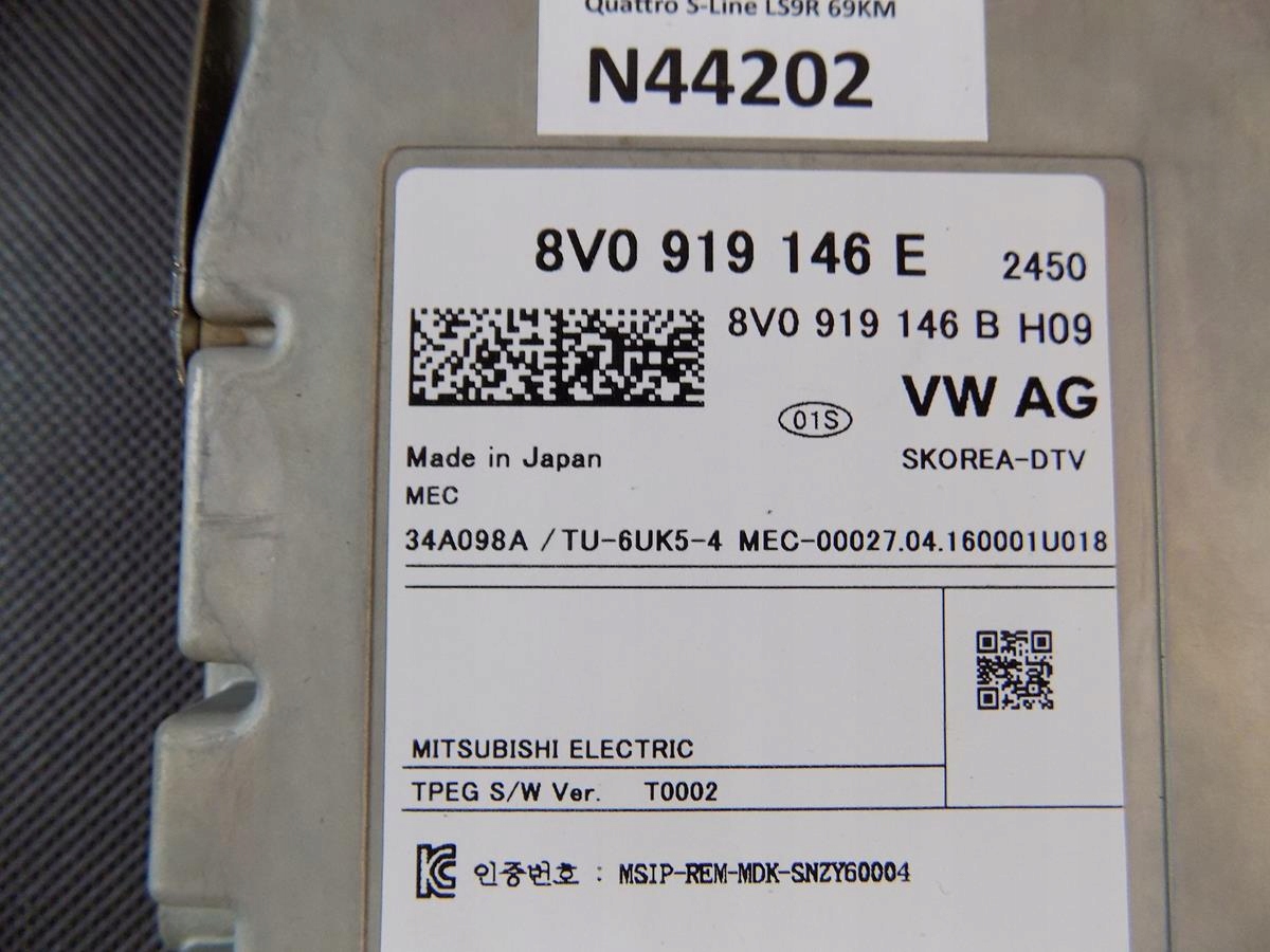 AUDI A7 4G TUNER CYFROWY modulo DTV TV 8V0919146E
