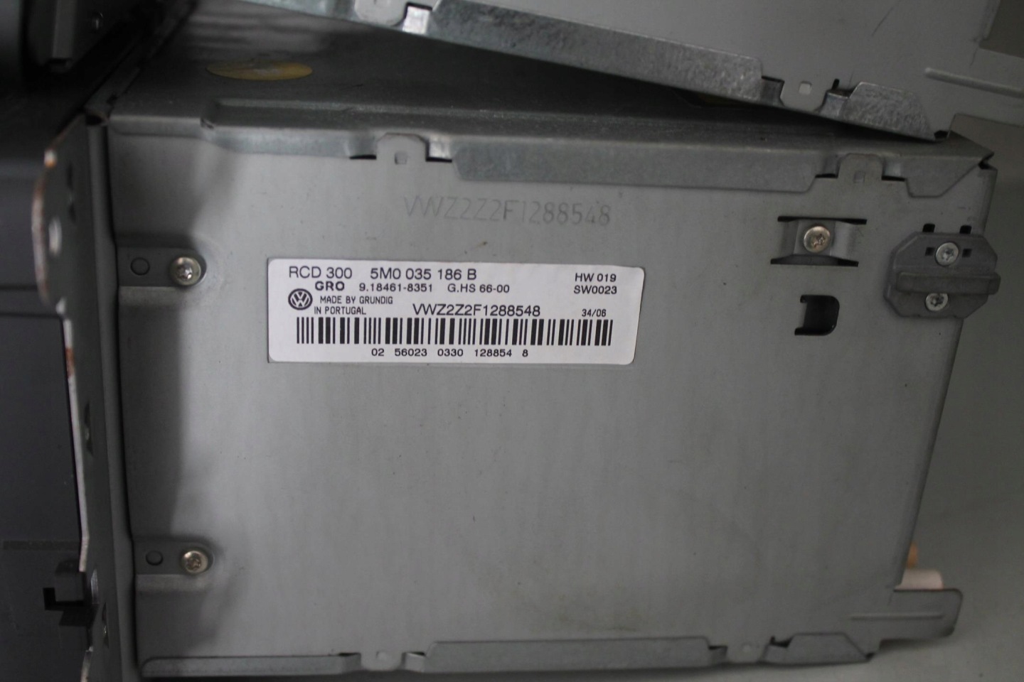 RADIO CD RCD300 MP3 1K0035186AD PASSAT B6 GOLF VI