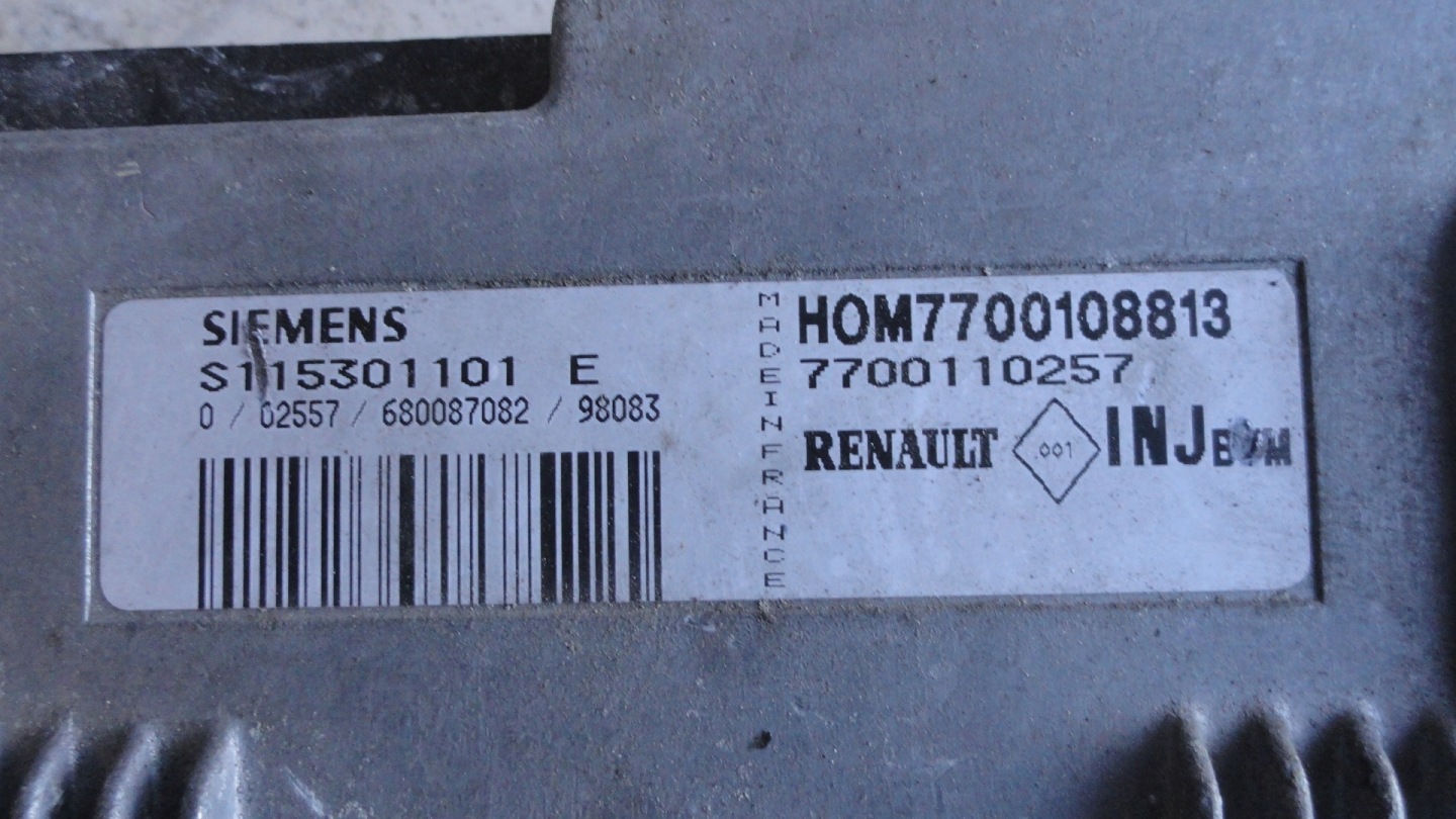COMPUTER RENAULT KANGOO 1,9 S115301101E 7700110257