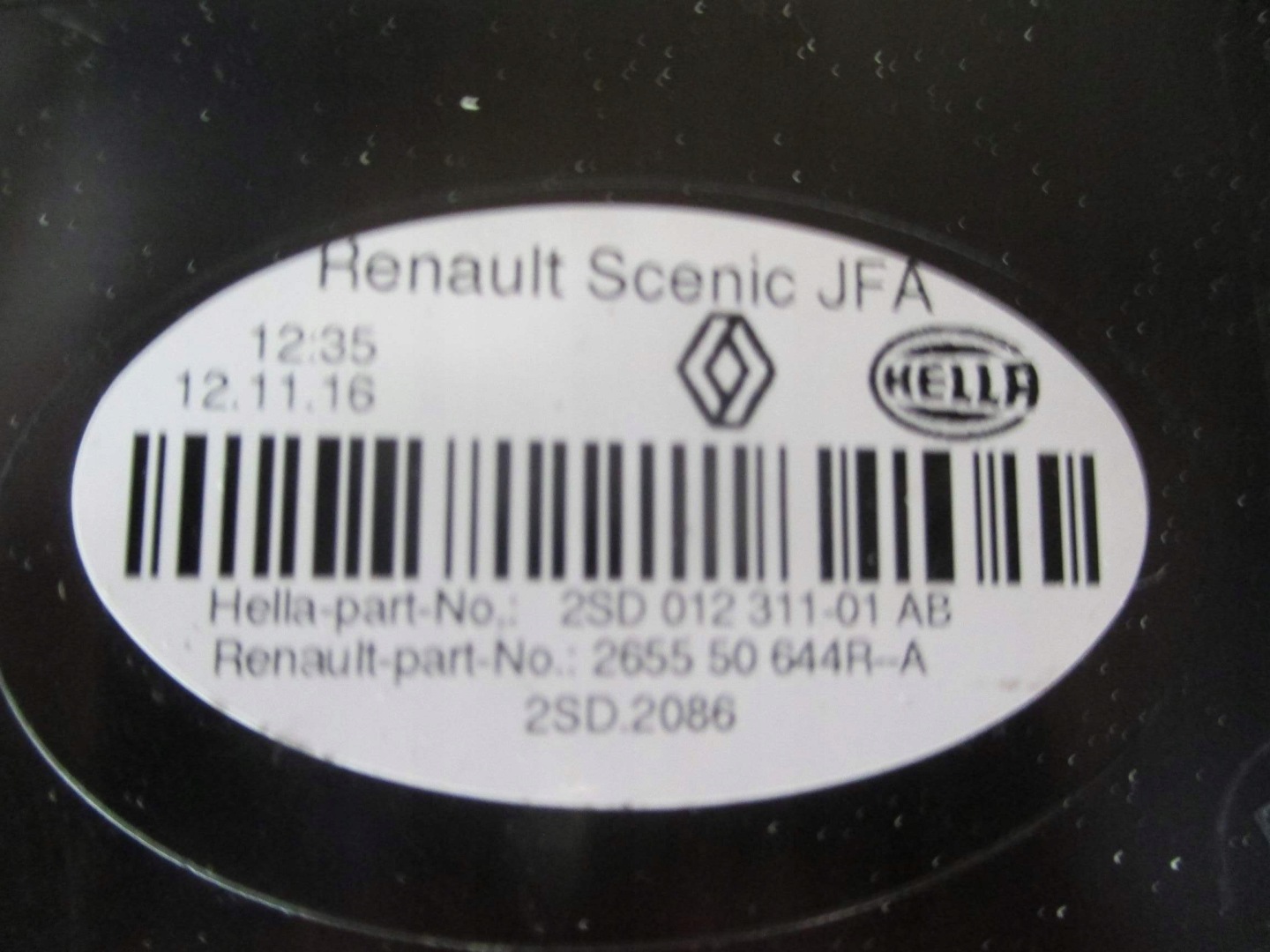 light rear left LED RENAULT SCENIC IV 2016R->