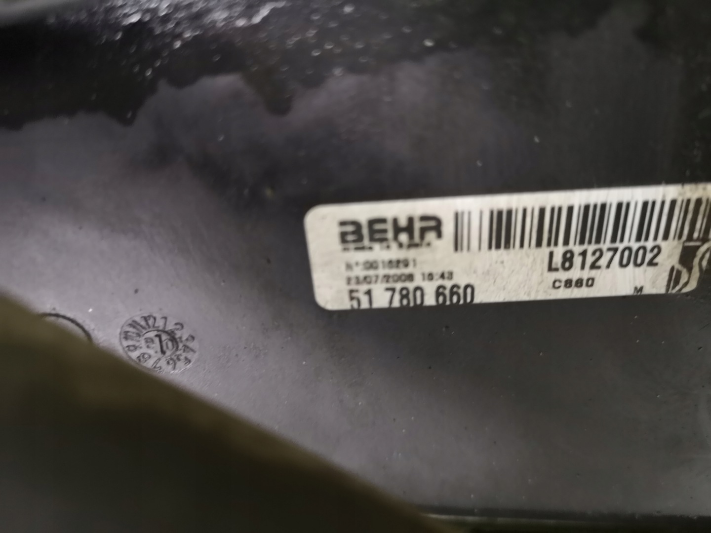 Gurten INTERCOOLER Lüfter Kühler BIPPER 51780660