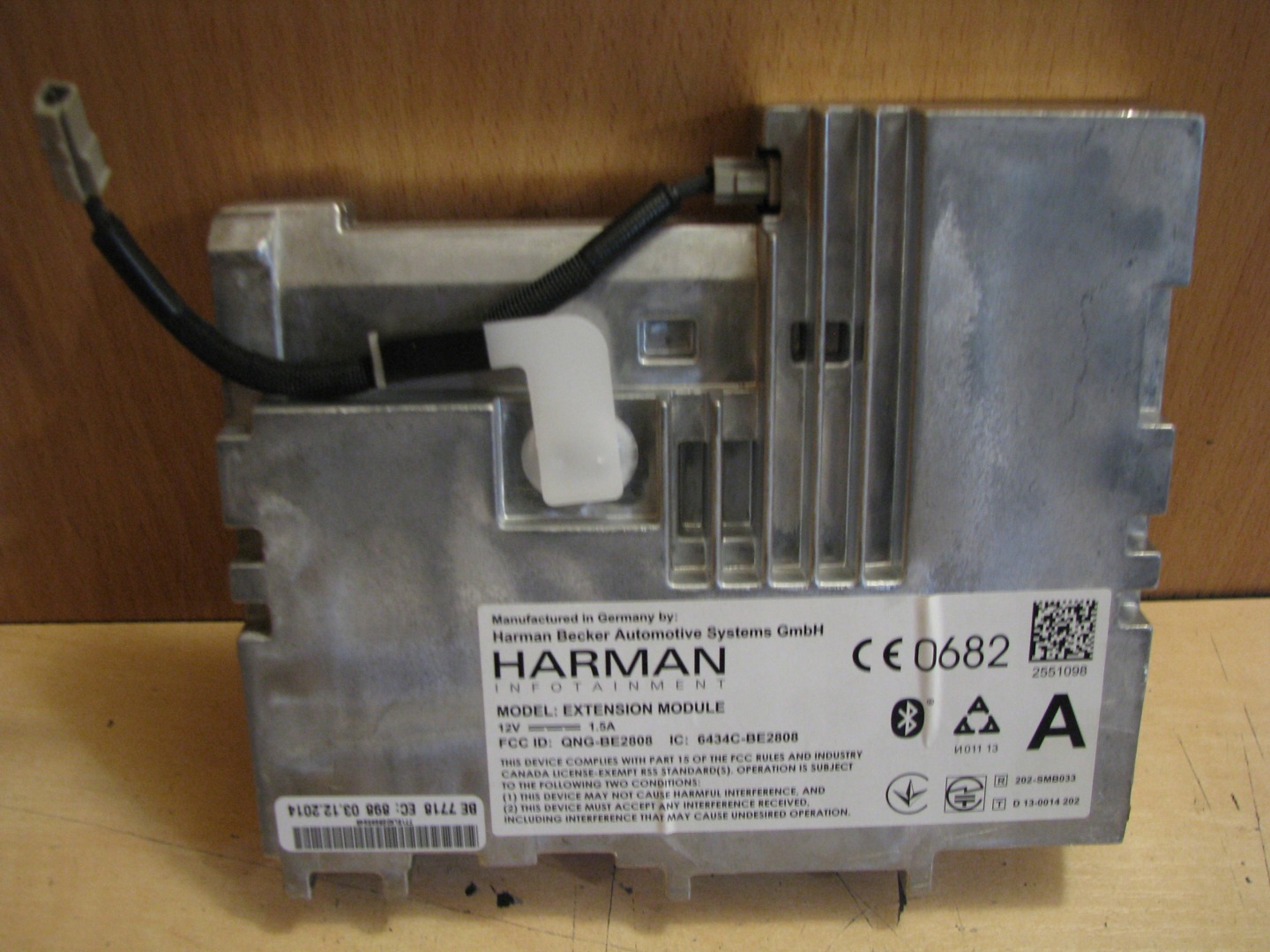 control unit Navi Bluetooth Toyot HARMAN 6434C-BE2808