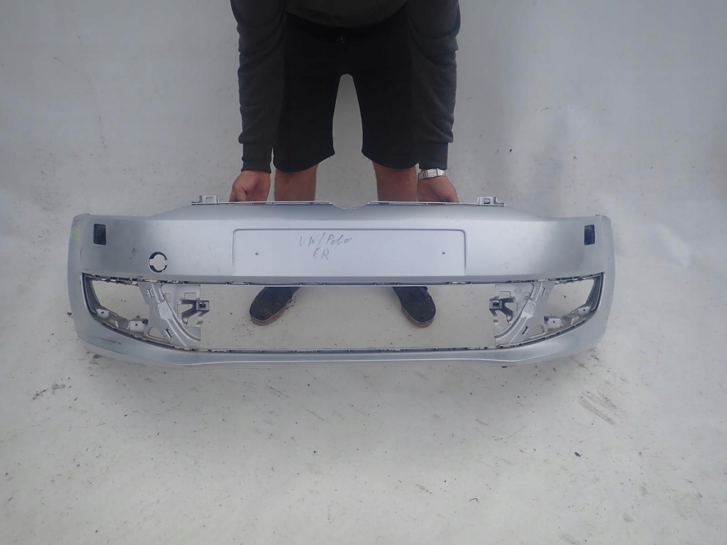 VW POLO V 5 6R 09-14 bumper front front washer