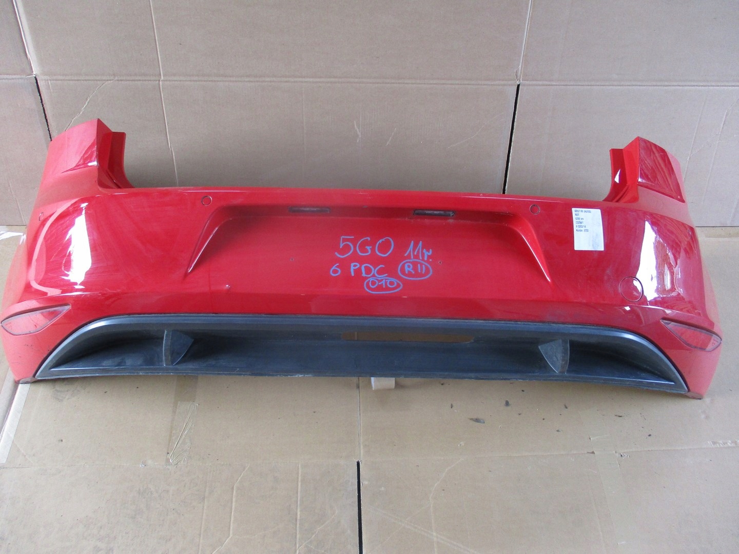bumper rear VW GOLF 7 VII 5G0 6PDC