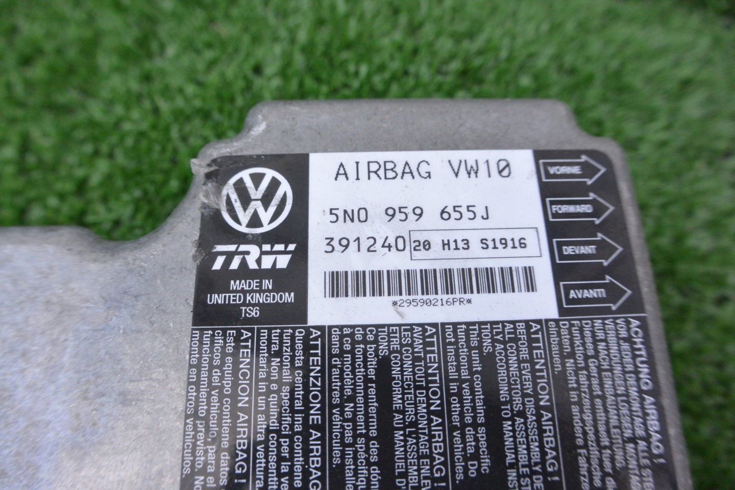 MODULO SENSOR AIRBAG VW PASSAT CC TIGUAN SEAT SKODA
