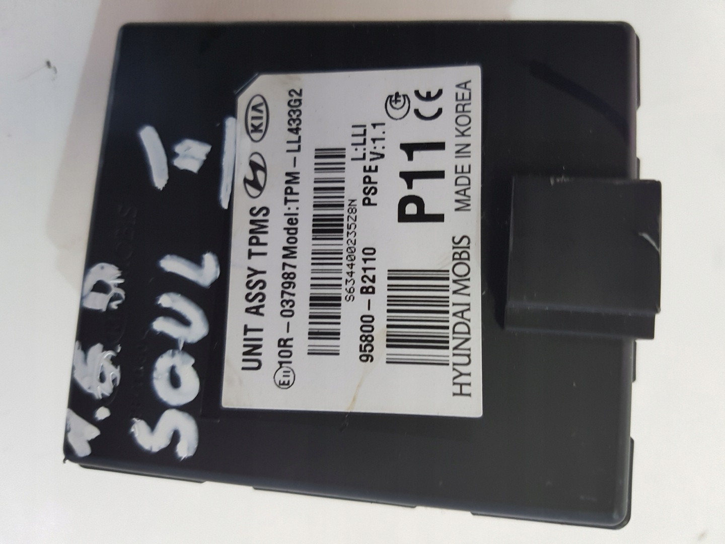 KIA SOUL II 2017 ANTENNE MODULE CISNIANIA TPMS