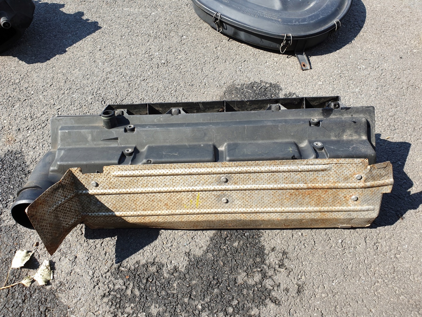 Gehäuse filter luft Blende Abdeckung termiczna BMW OE