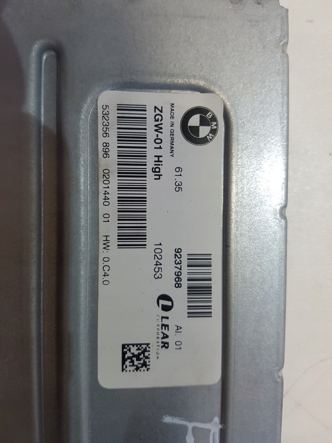 BMW 7 F01 F02 3.0D module control unit zgw-01 high