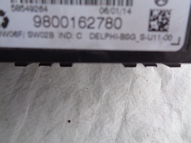 CITROEN Computer ECU Bedienteil BSG 9800162780