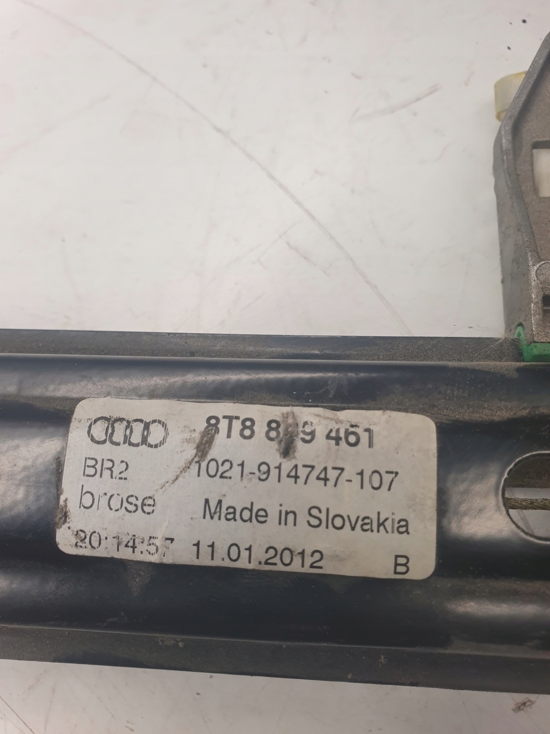 mechanism windows left rear part AUDI A5 8T8 8T8839461