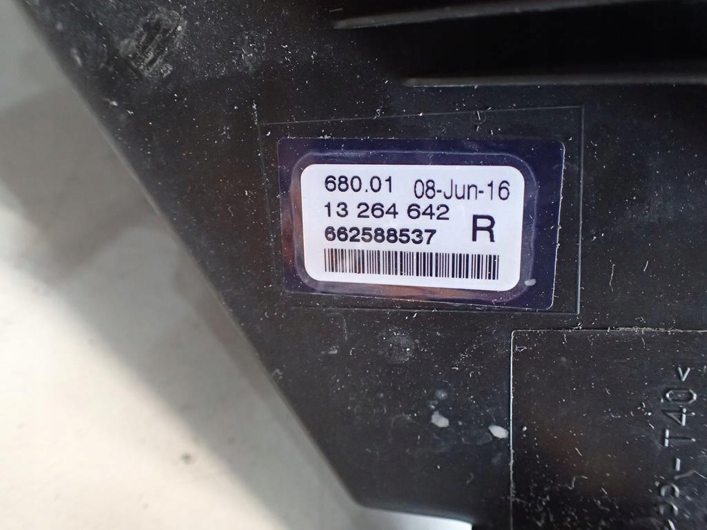 Nebelscheinwerfer rechts OPEL ASTRA J IV 09