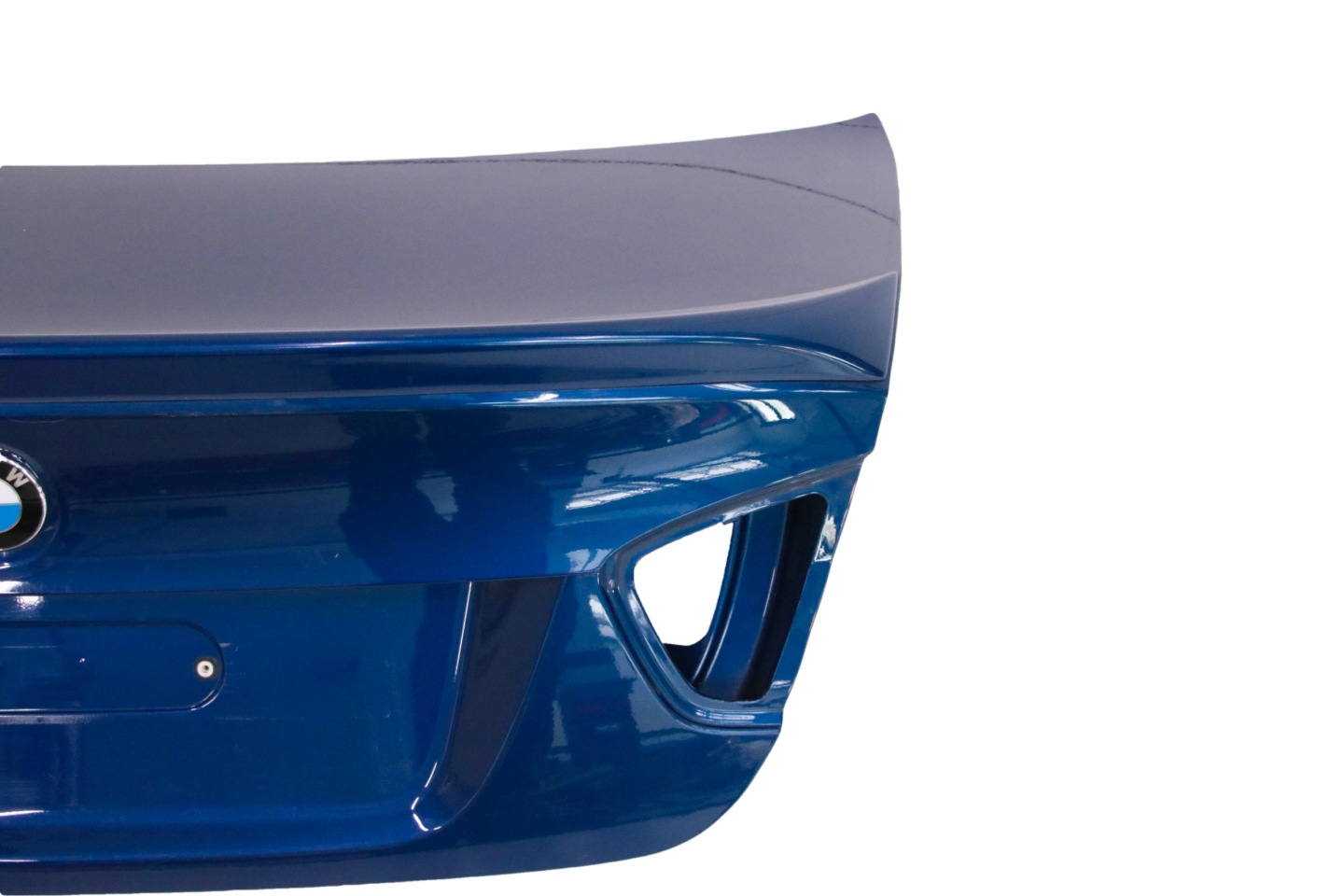 BMW E90 boot door spoiler LE MANS BLAU METALLIC