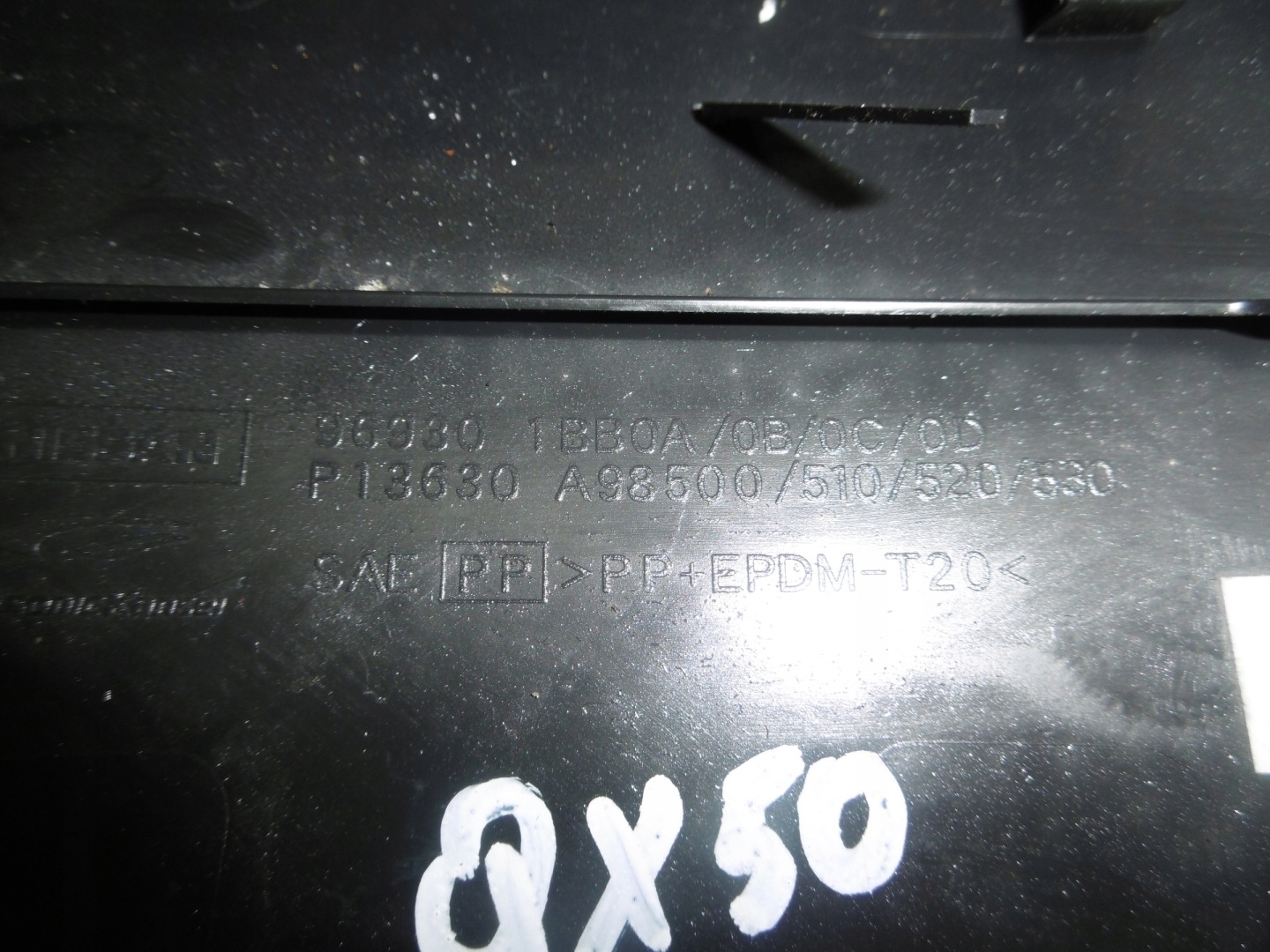 grid air conditioning devices rear part INFINITI QX50 EX EX35 EX37