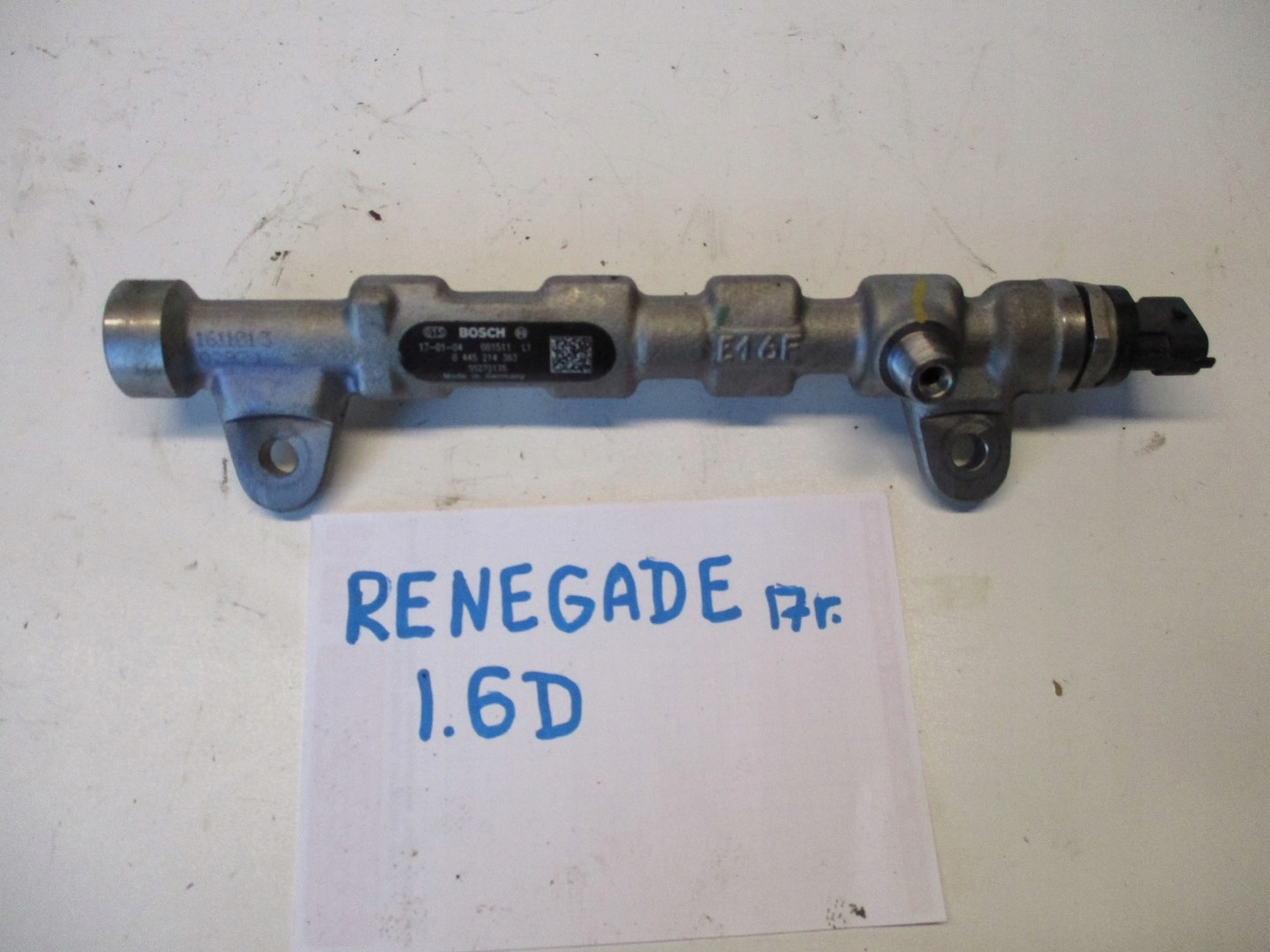 Rampe injection JEEP RENEGADE 1,6D 0445214363