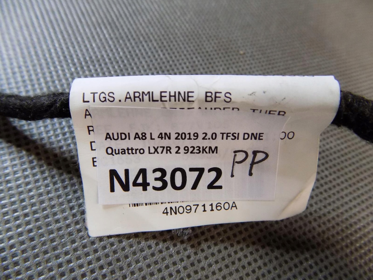 AUDI A8 4N D5 ADAPTER wiring door right front 4N0971160A