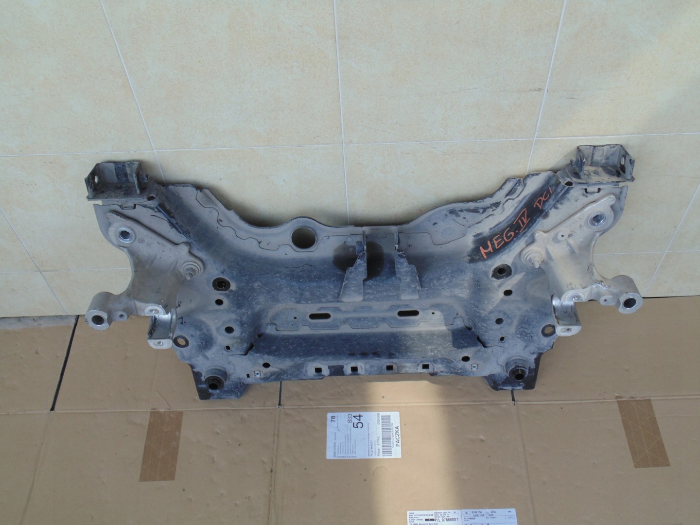 SUBFRAME AXLE BEAM AXLE BEAM RENAULT MEGANE IV DCI 16R.
