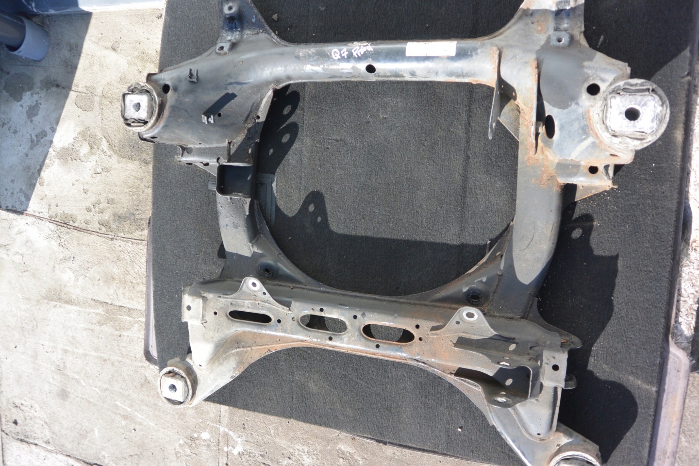 subframe axle beam axle beam front AUDI Q7 4L LIFT TOUAREG