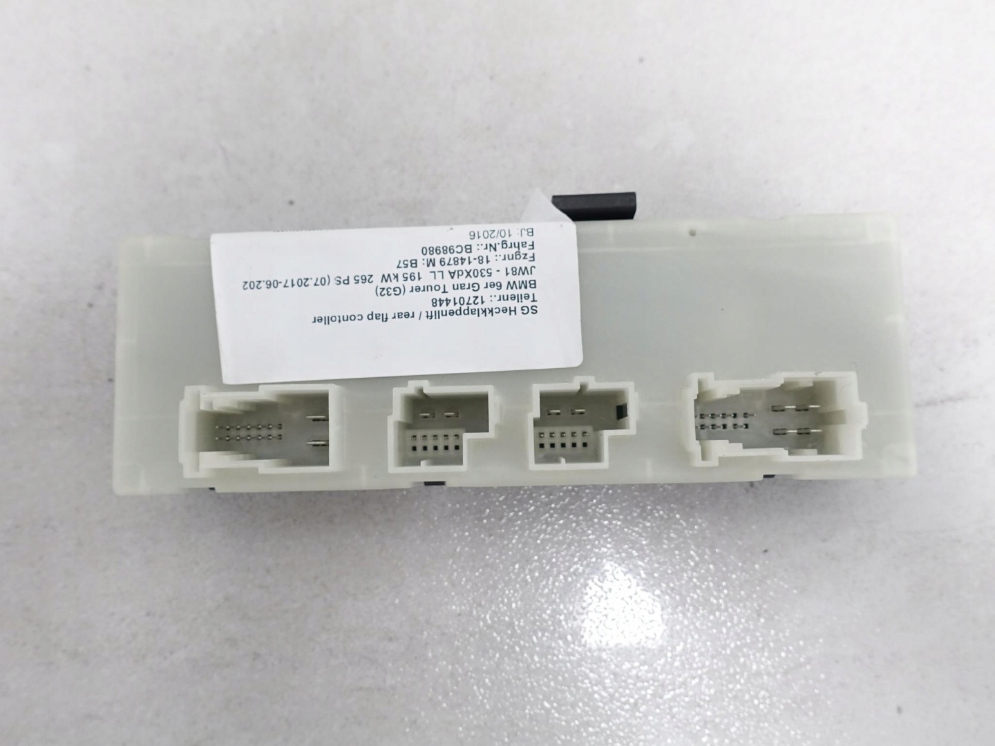 BMW 6 G32 module electrical bonnet rear part 7481043