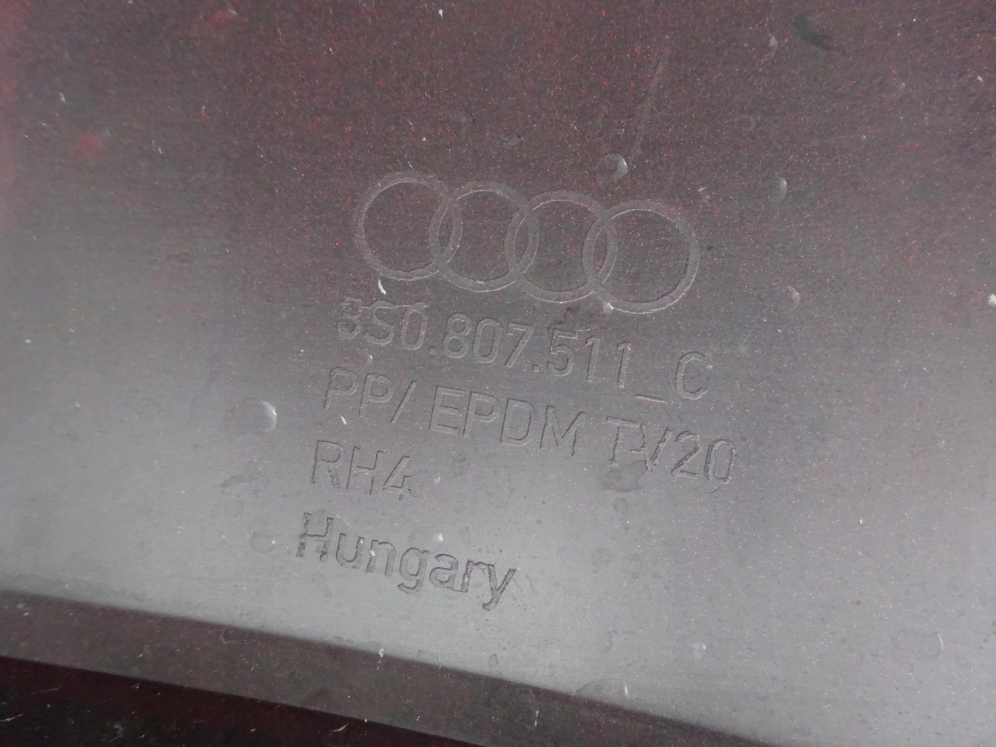 AUDI TT S LINE 8S0 14-18 STOSSSTANGE HECK SPOILER